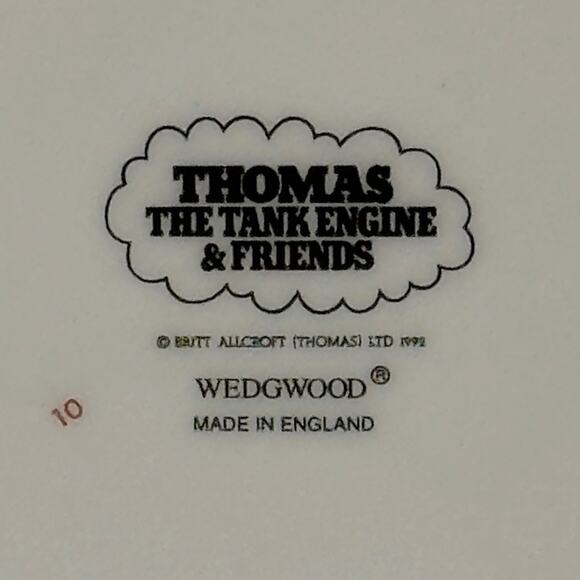 New Thomas The Tank Engine Happy Birthday Party Plate Wedgwood Y2K 1992 Vintage - Picture 4 of 6